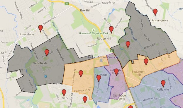 Six more public school catchment in north west Sydney added