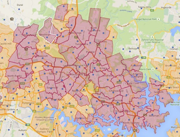 Where are the top public schools in Sydney located